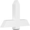 Ekena Millwork Eugene Architectural Grade PVC Gable Bracket, 36"W x 24"H x 4"D x 6"F, 16/12 Pitch GBP036X24X0406EUG00 - alternate 1